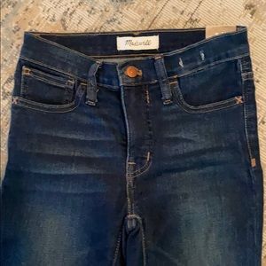 New with tags Madewell 9” mid-rise skinny jeans